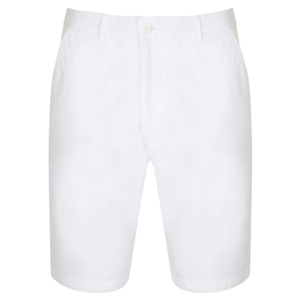 Front Row Womens/Ladies Cotton Rich Stretch Chino Shorts / White